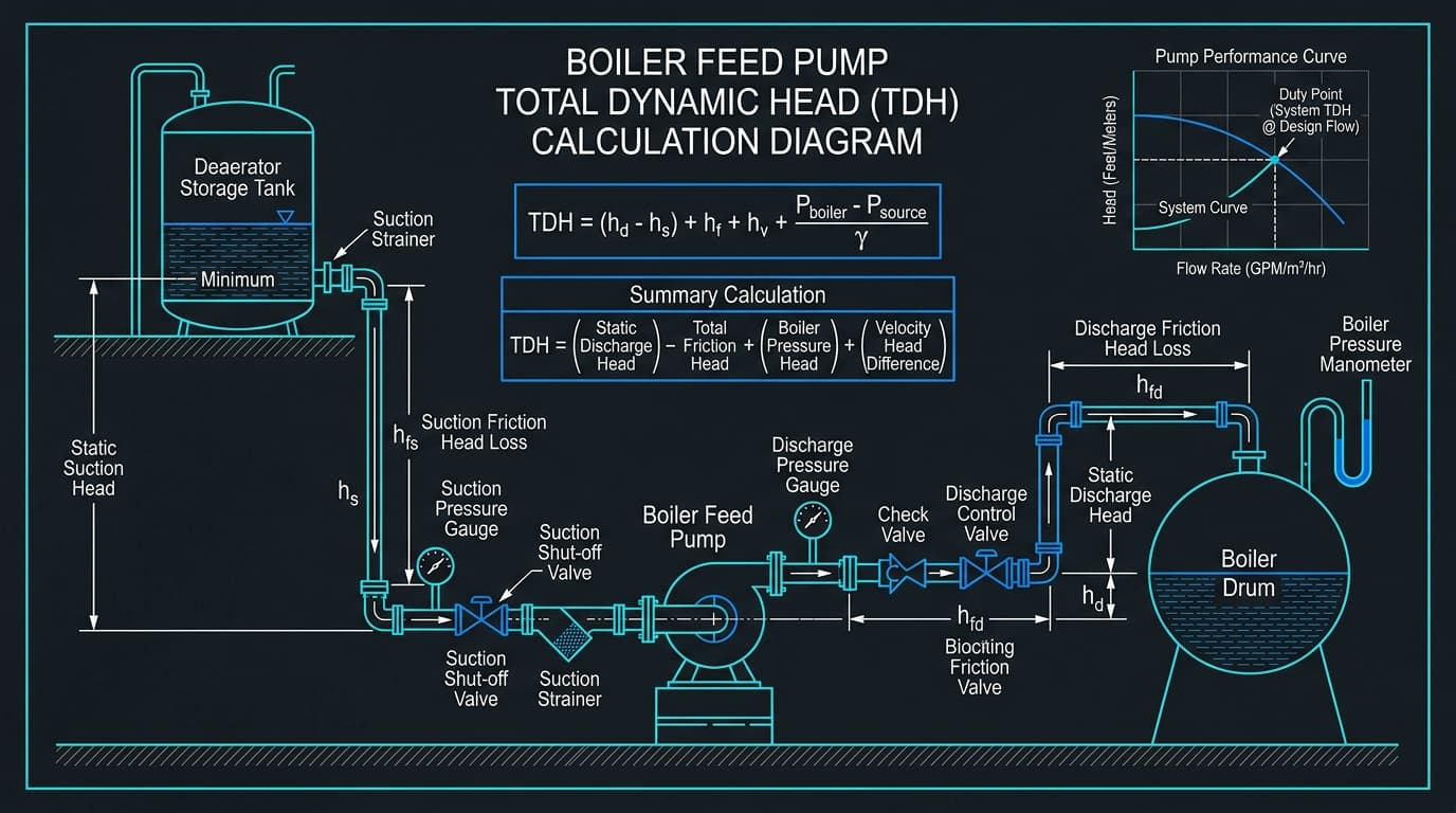 Boiler Feed Pump Calculation: The Definitive Hydraulic Sizing Guide