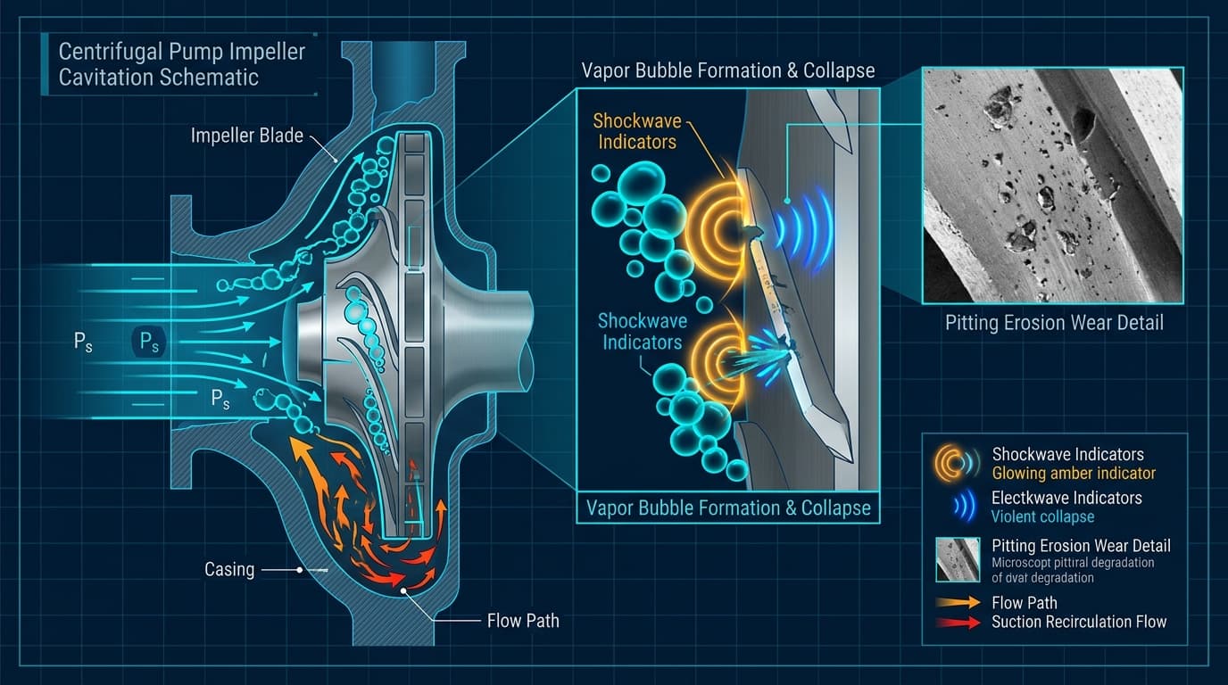 Boiler Feed Pump Cavitation Diagnostics: NPSH Margins & Troubleshooting